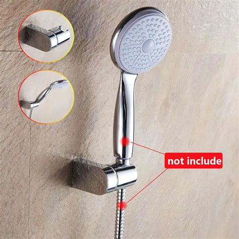 shower head with metal bracket|adjustable hand held shower bracket.